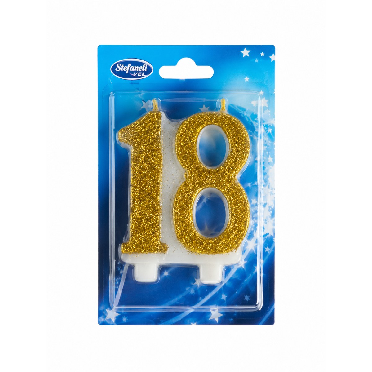 Jubilarne rođendanske svećice — dvocifreni brojevi 18, Stefaneli